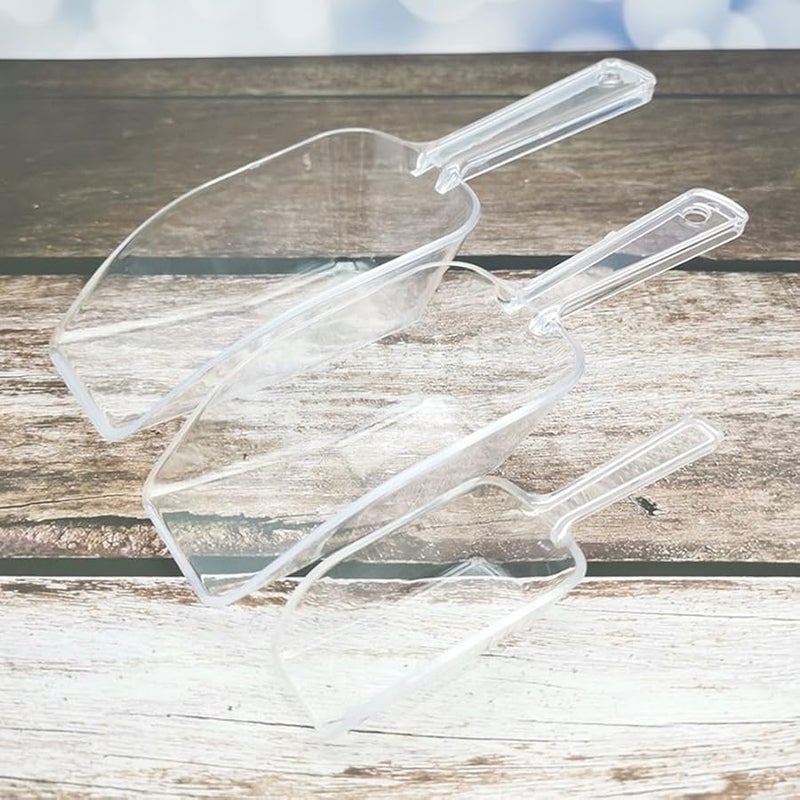 Large Clear Plastic Utility Shovel for Ice Grains Sand and Tea - Image 4